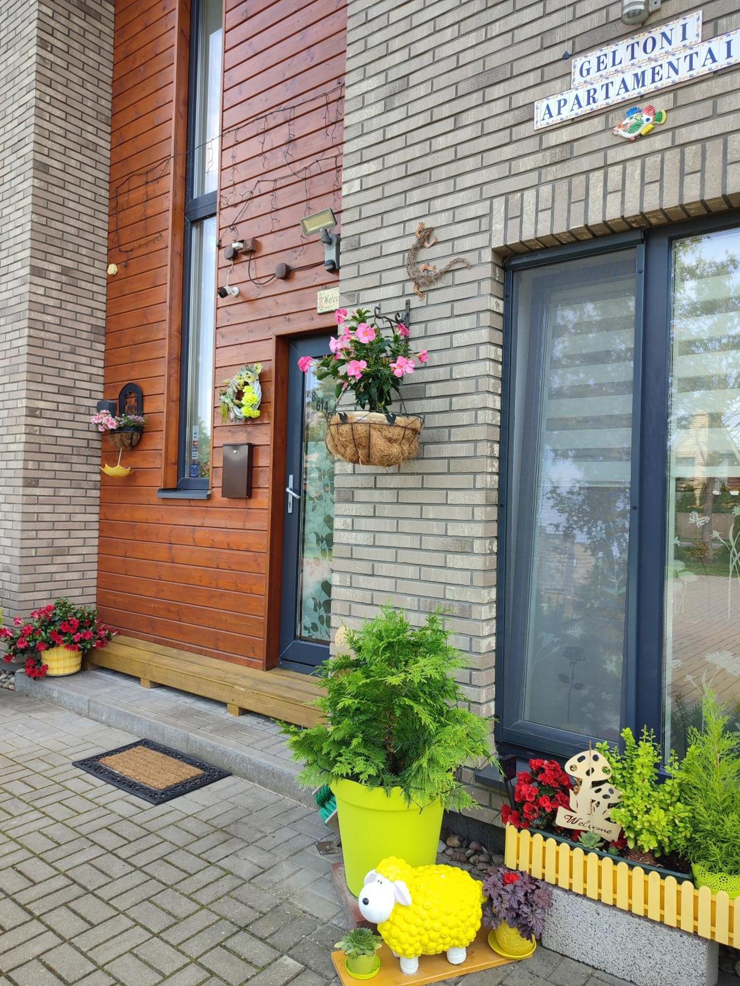 Geltoni Apartamentai Palanga Exteriör bild